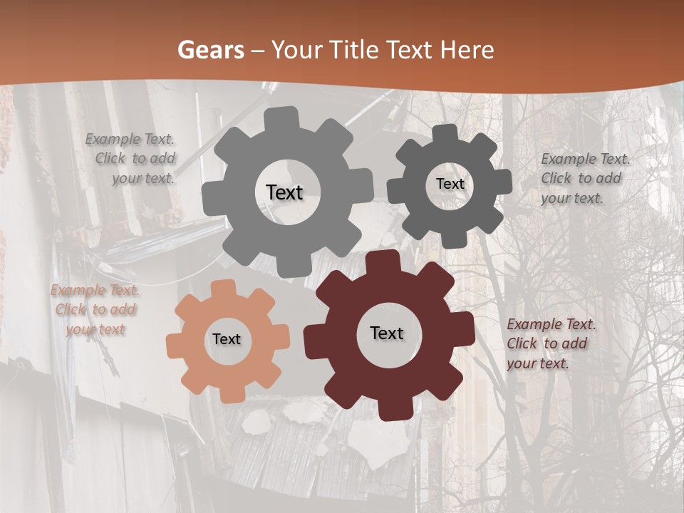 Ruined Building PowerPoint Template
