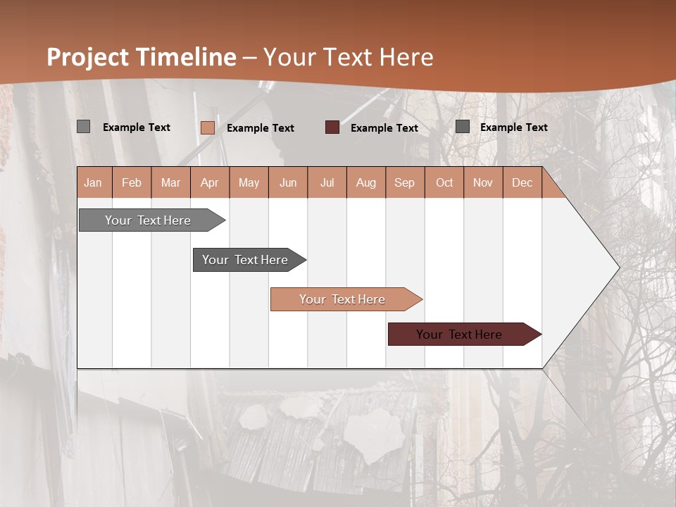 Ruined Building PowerPoint Template