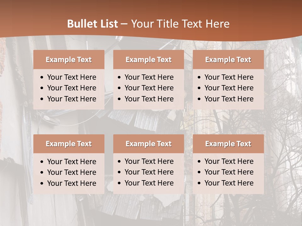 Ruined Building PowerPoint Template