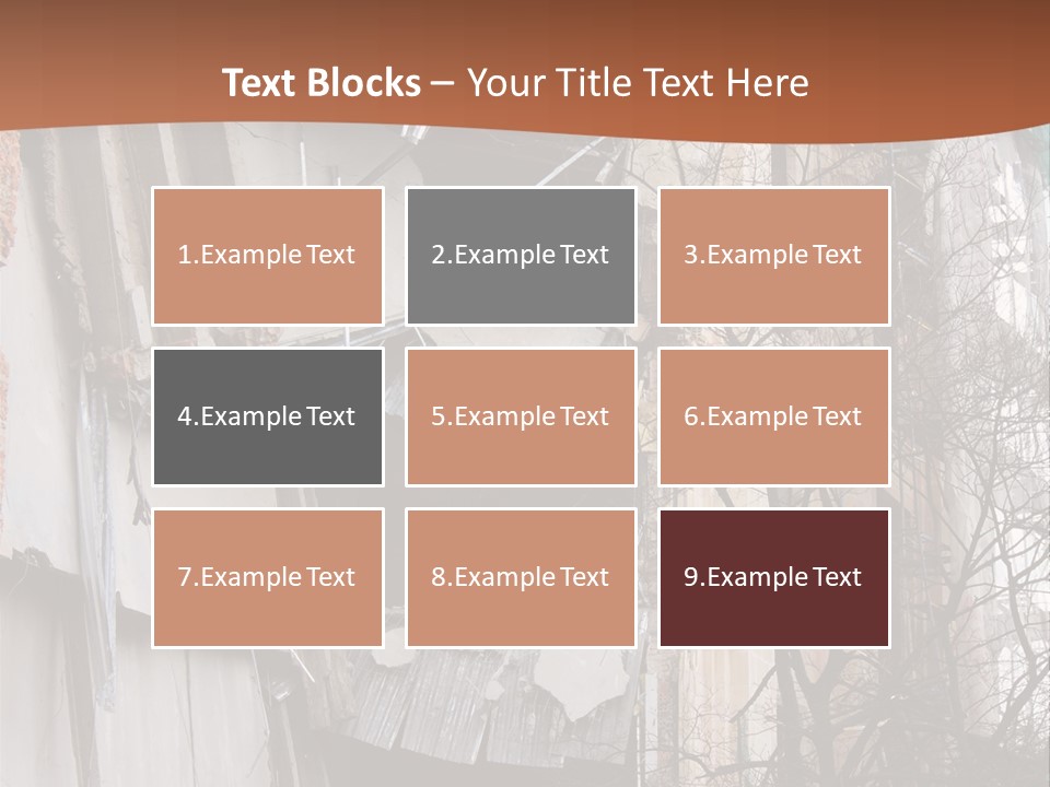 Ruined Building PowerPoint Template
