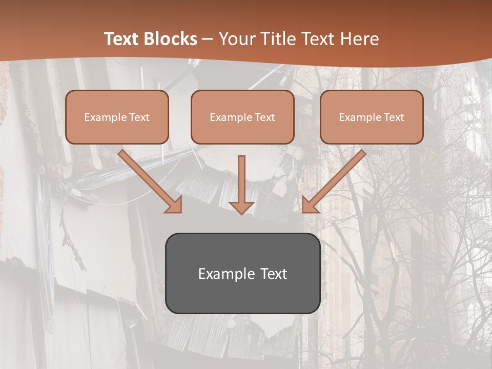 Ruined Building PowerPoint Template