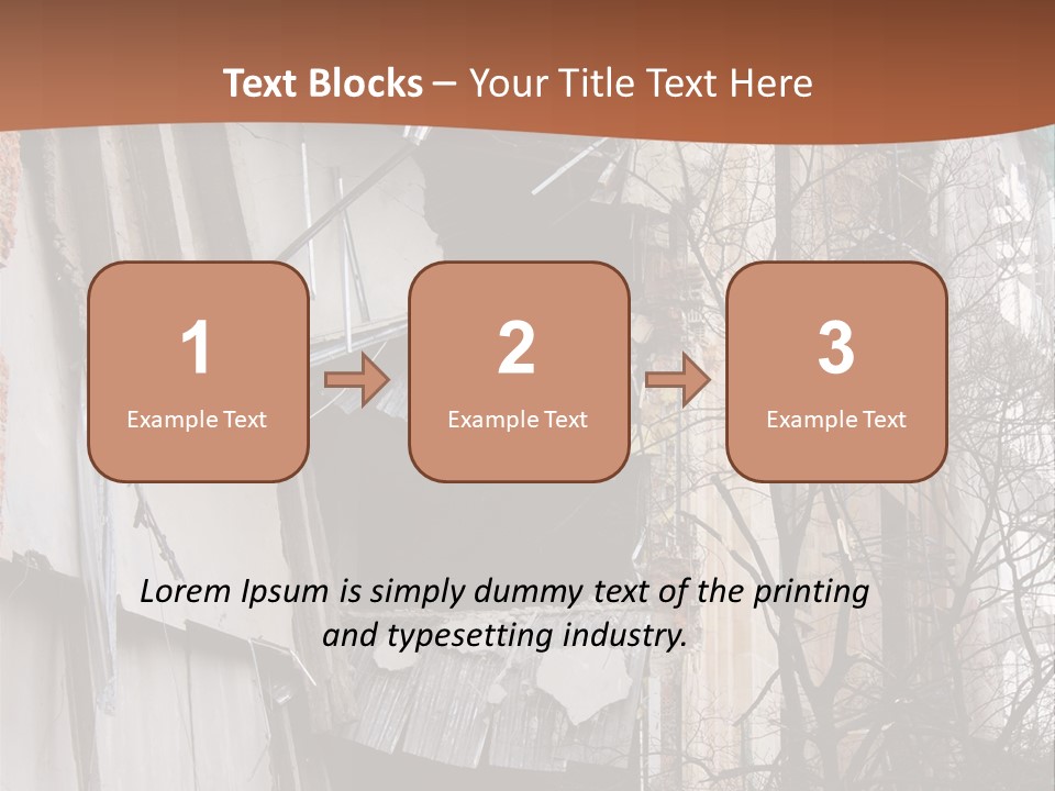 Ruined Building PowerPoint Template