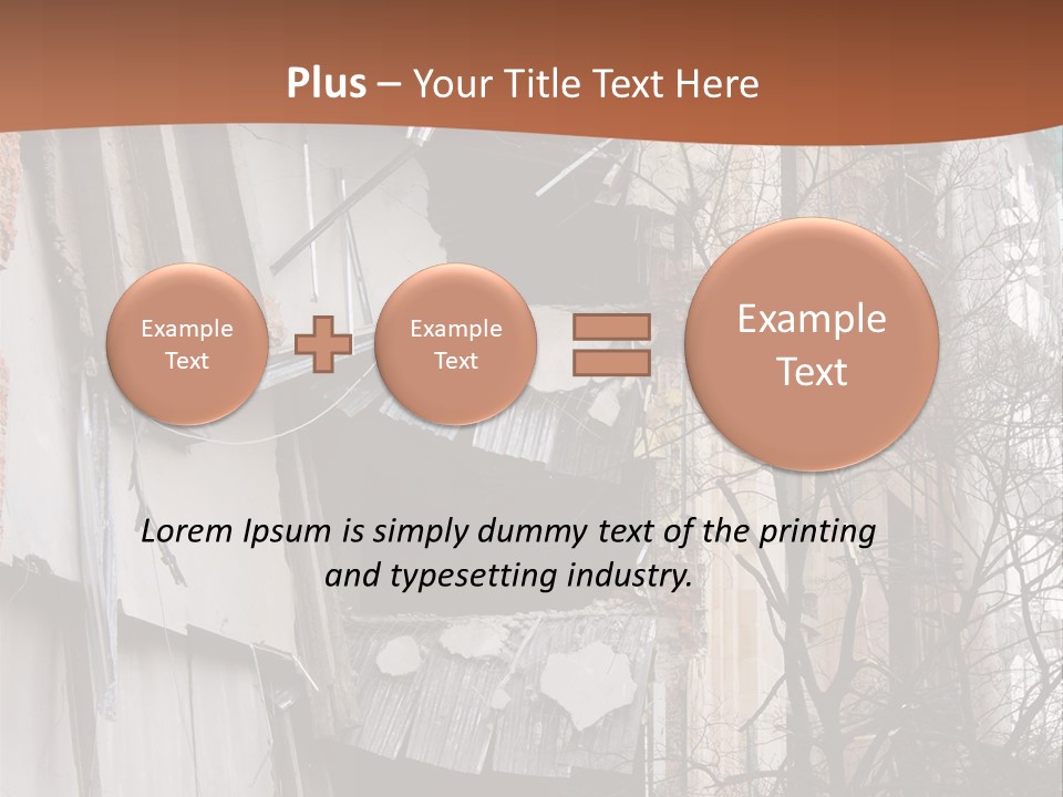 Ruined Building PowerPoint Template