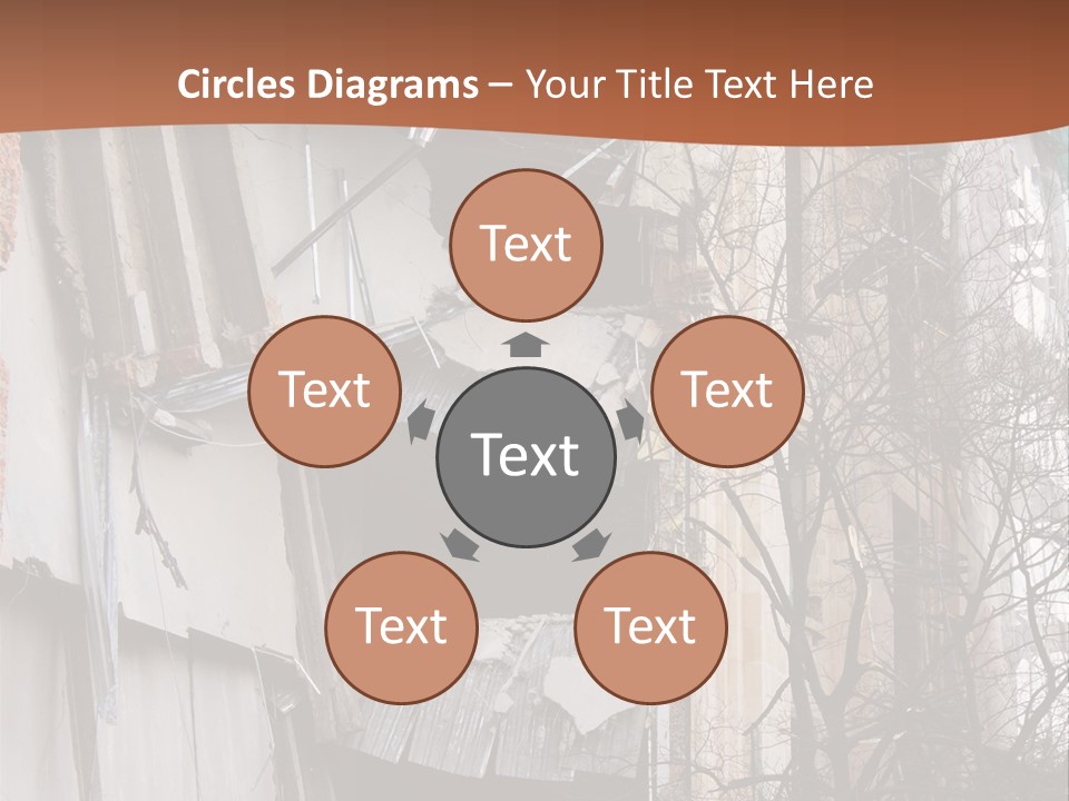 Ruined Building PowerPoint Template