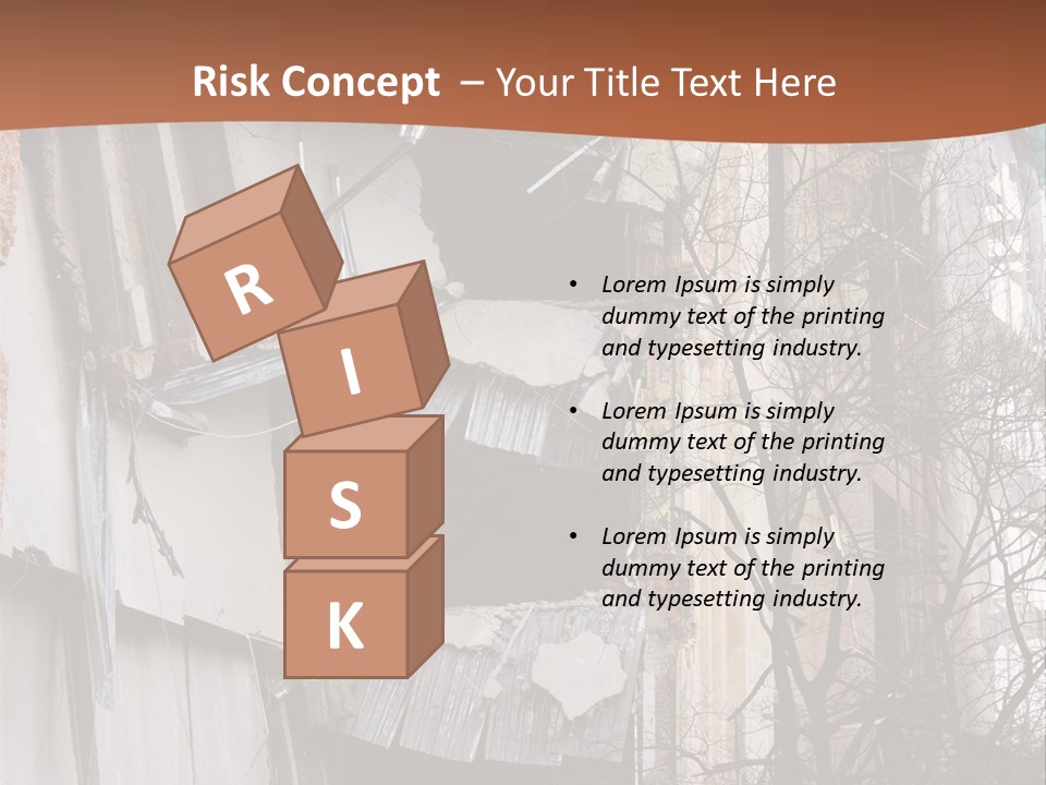 Ruined Building PowerPoint Template