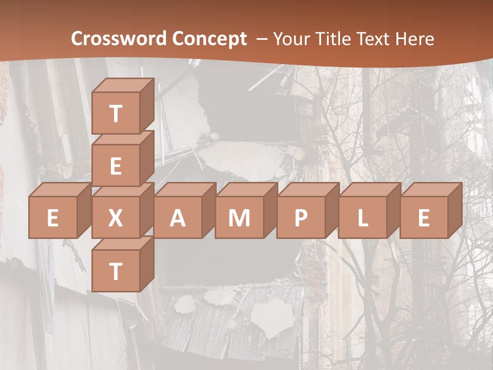 Ruined Building PowerPoint Template