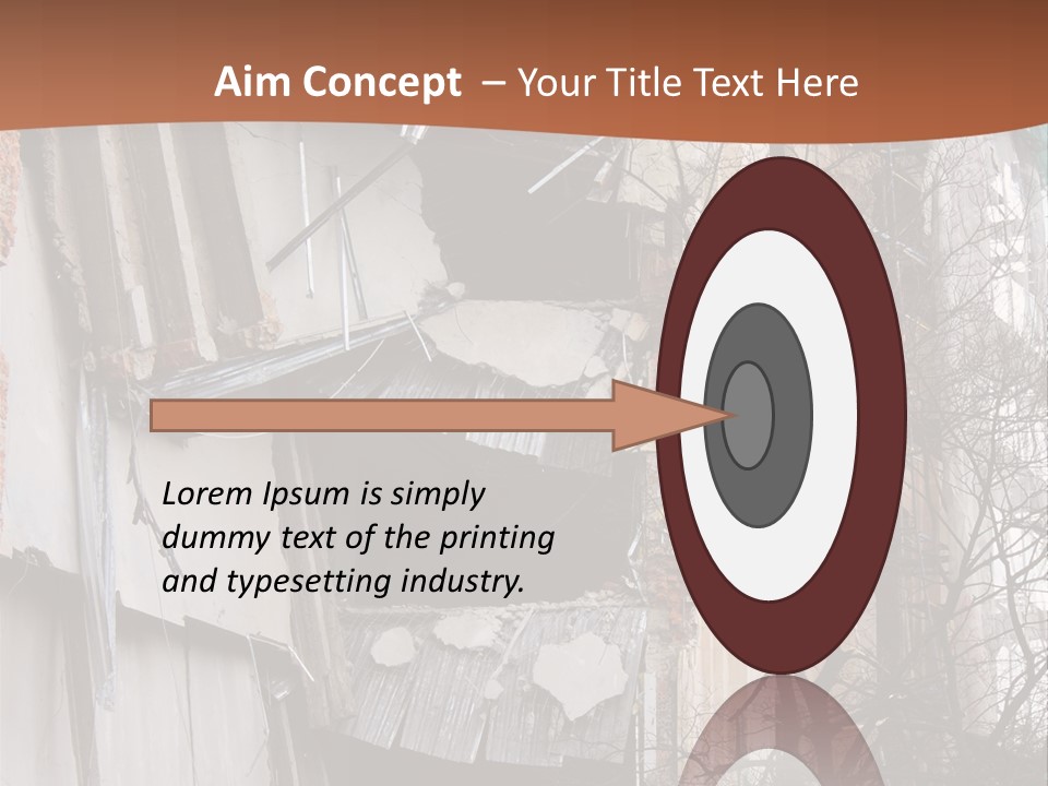 Ruined Building PowerPoint Template