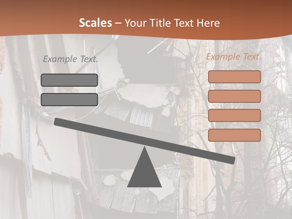 Ruined Building PowerPoint Template