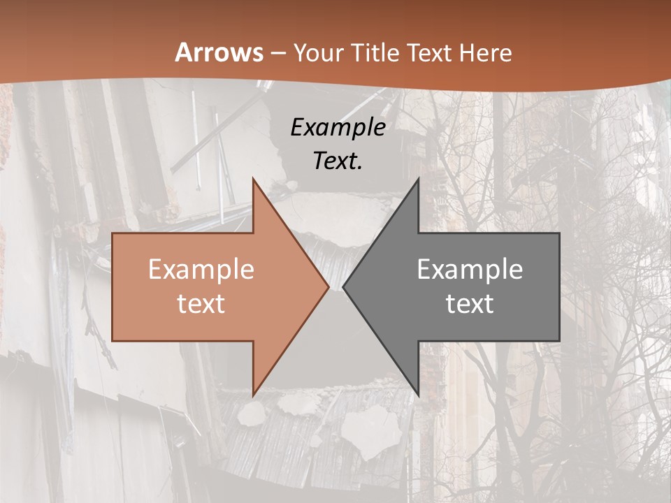Ruined Building PowerPoint Template