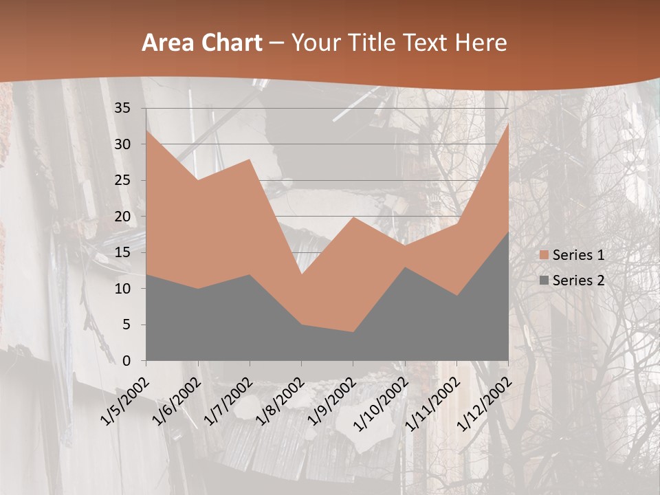 Ruined Building PowerPoint Template