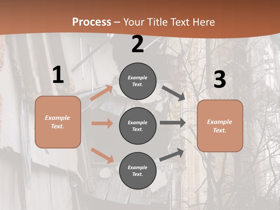 Ruined Building PowerPoint Template