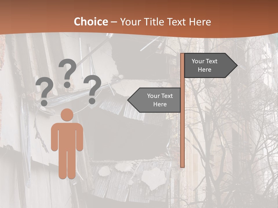 Ruined Building PowerPoint Template