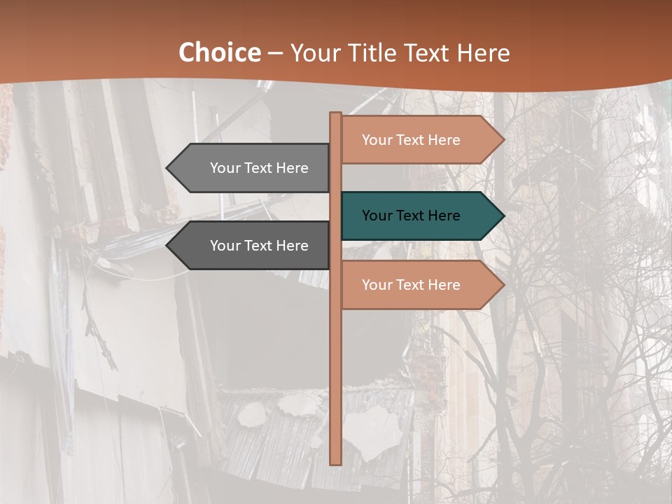 Ruined Building PowerPoint Template