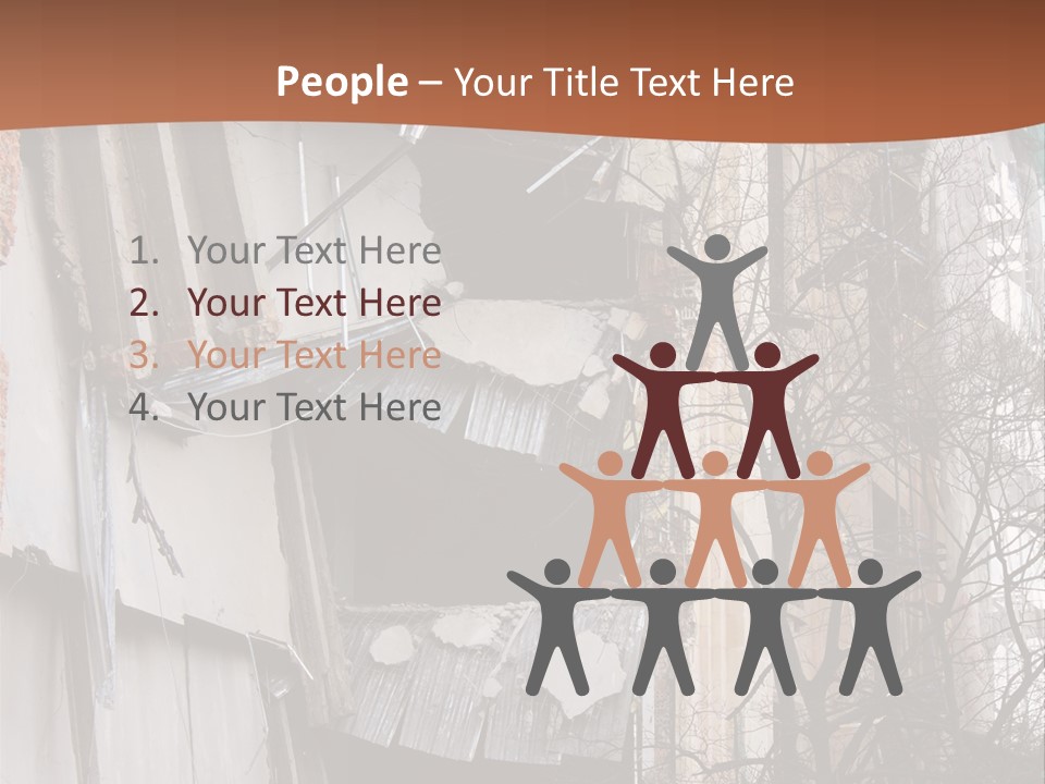 Ruined Building PowerPoint Template