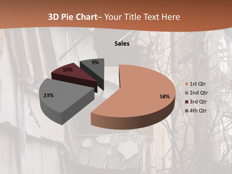 Ruined Building PowerPoint Template