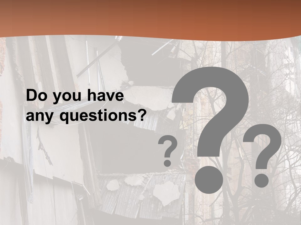 Ruined Building PowerPoint Template