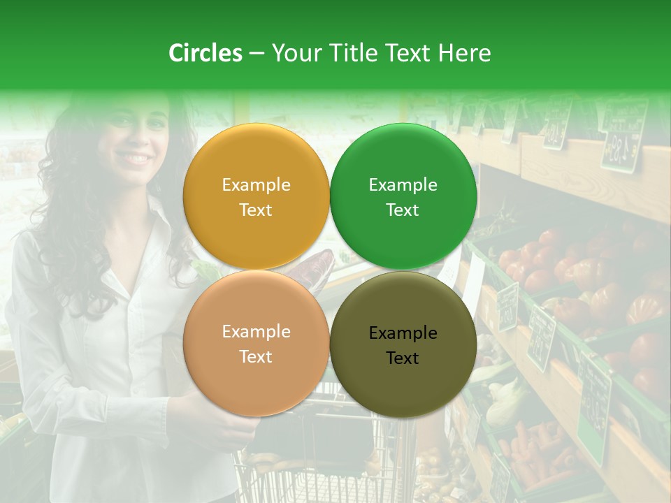 Vegetables Shop Young PowerPoint Template