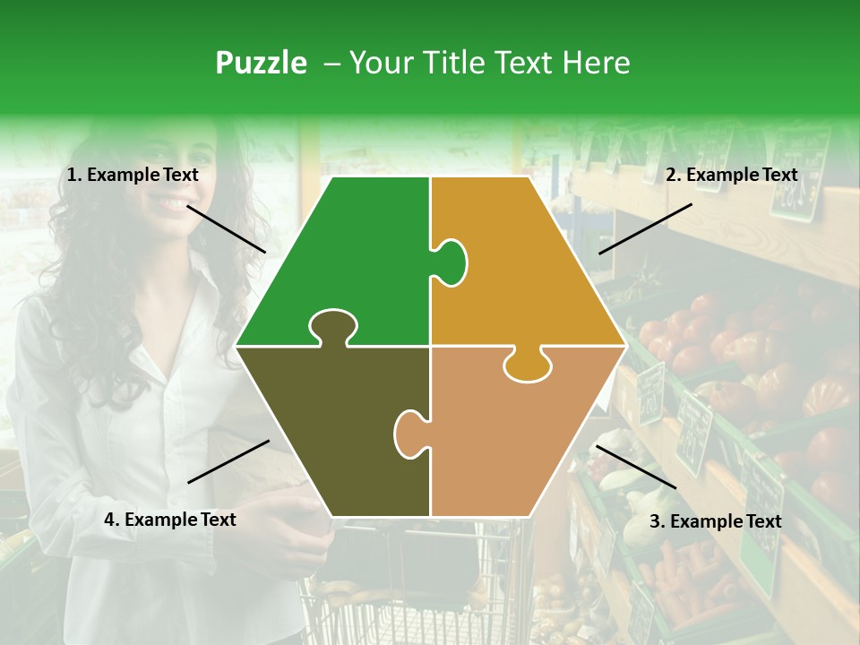 Vegetables Shop Young PowerPoint Template