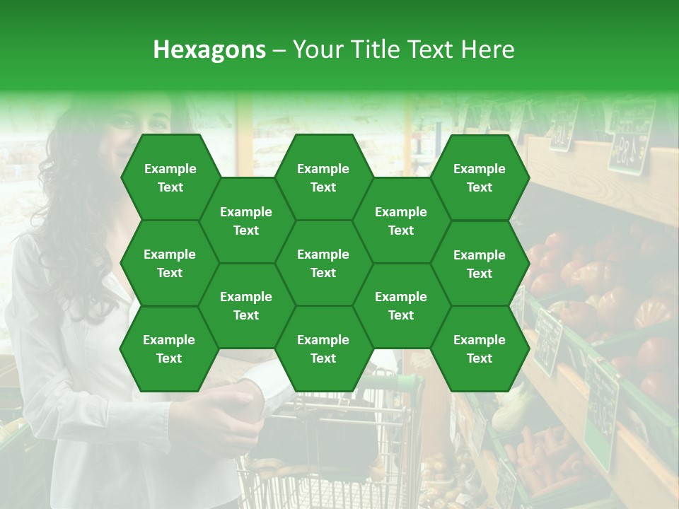 Vegetables Shop Young PowerPoint Template