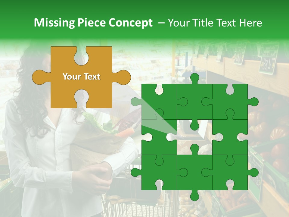 Vegetables Shop Young PowerPoint Template