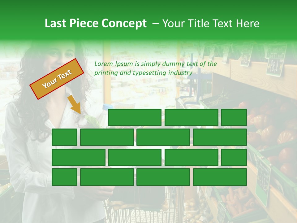 Vegetables Shop Young PowerPoint Template
