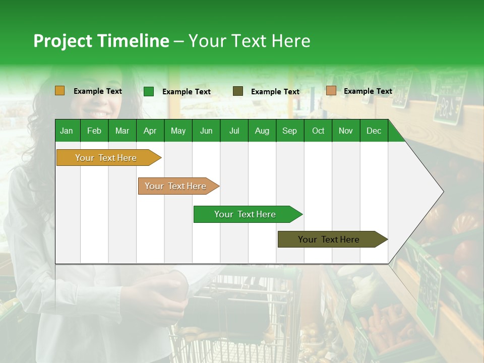 Vegetables Shop Young PowerPoint Template