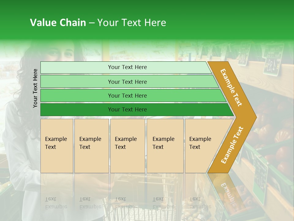 Vegetables Shop Young PowerPoint Template