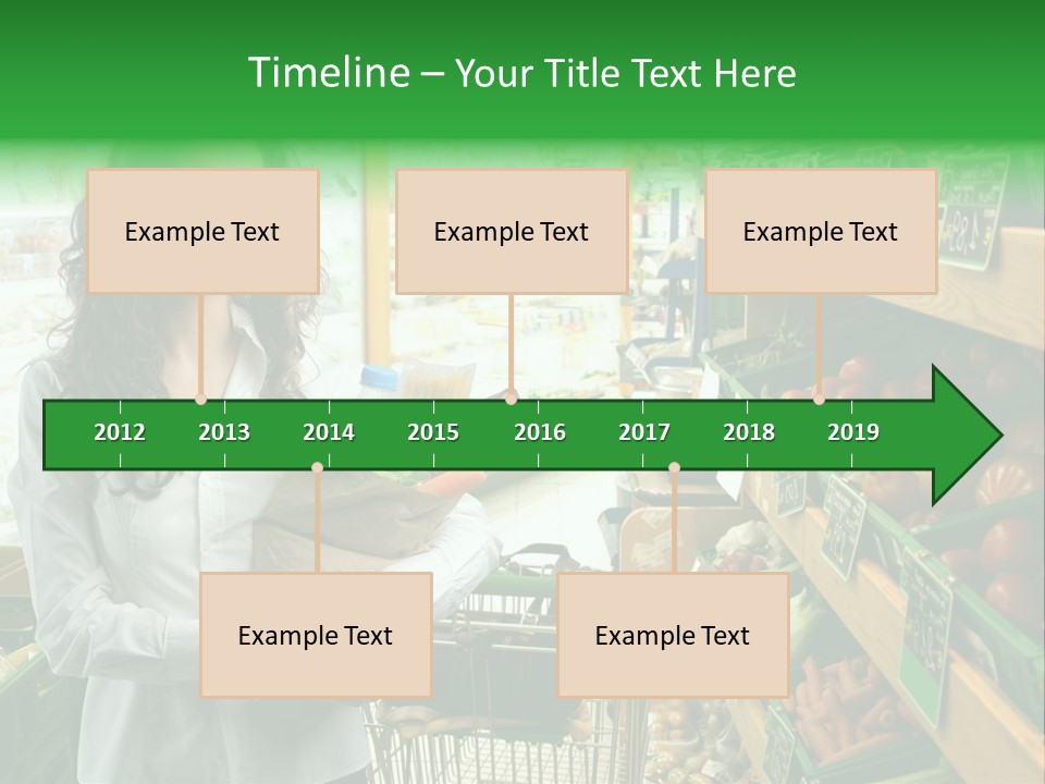 Vegetables Shop Young PowerPoint Template