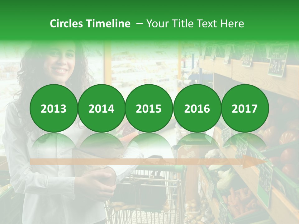 Vegetables Shop Young PowerPoint Template