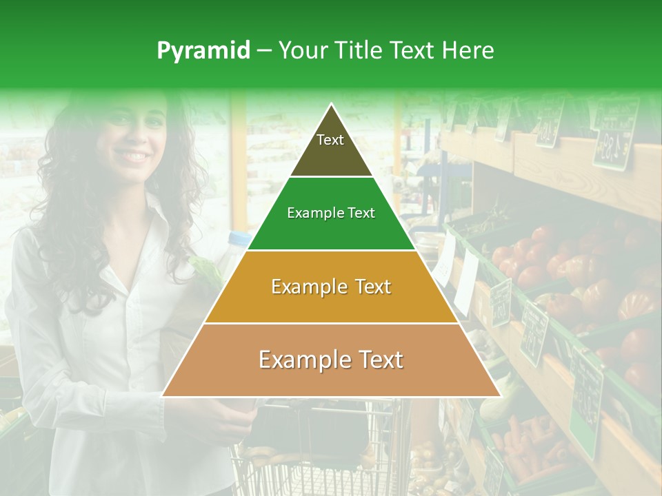 Vegetables Shop Young PowerPoint Template