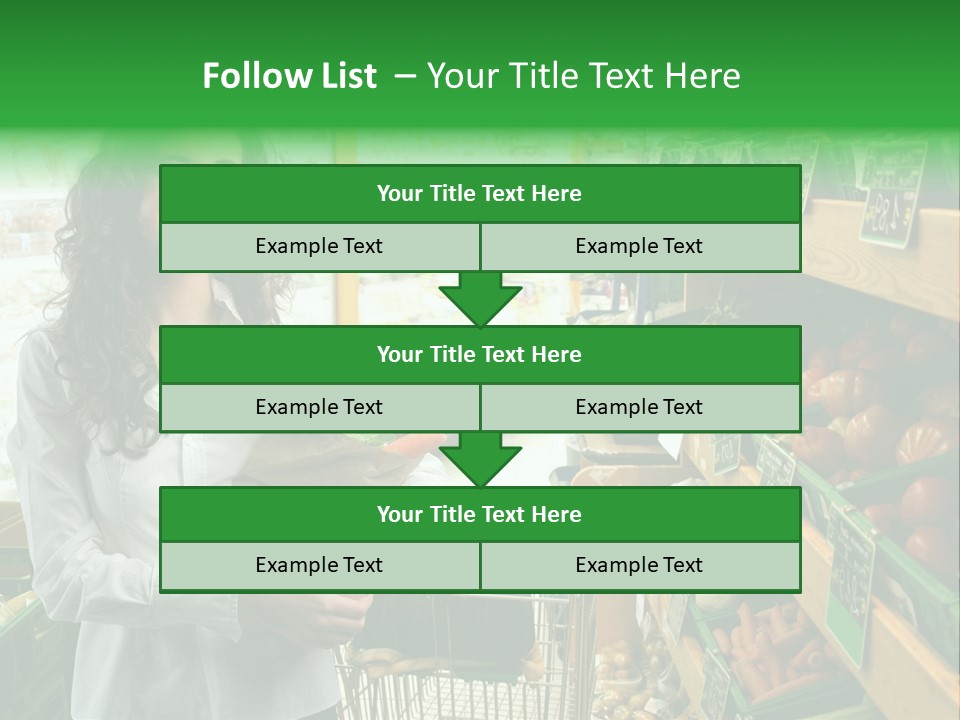 Vegetables Shop Young PowerPoint Template