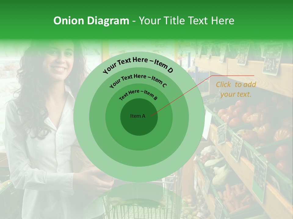 Vegetables Shop Young PowerPoint Template