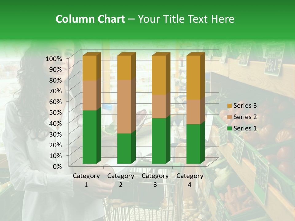 Vegetables Shop Young PowerPoint Template