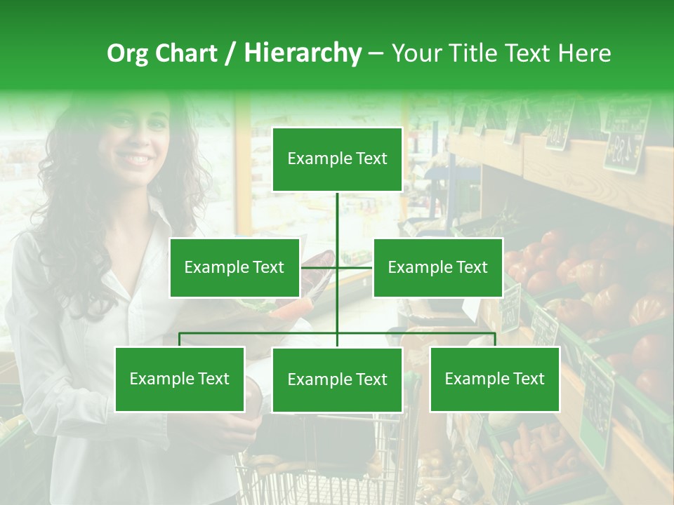 Vegetables Shop Young PowerPoint Template