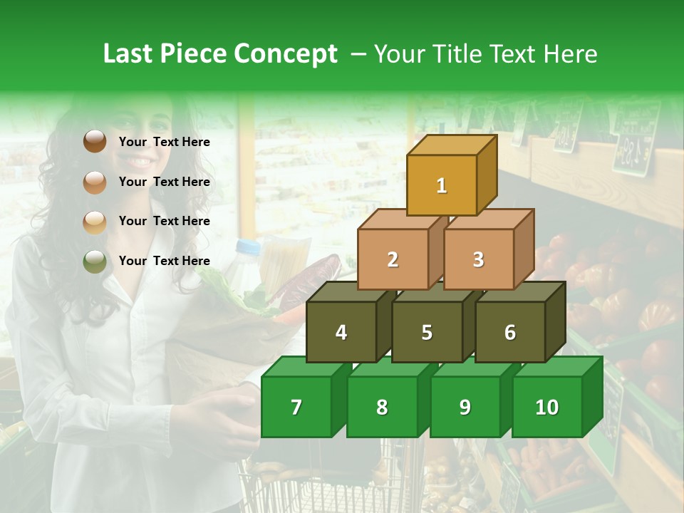 Vegetables Shop Young PowerPoint Template