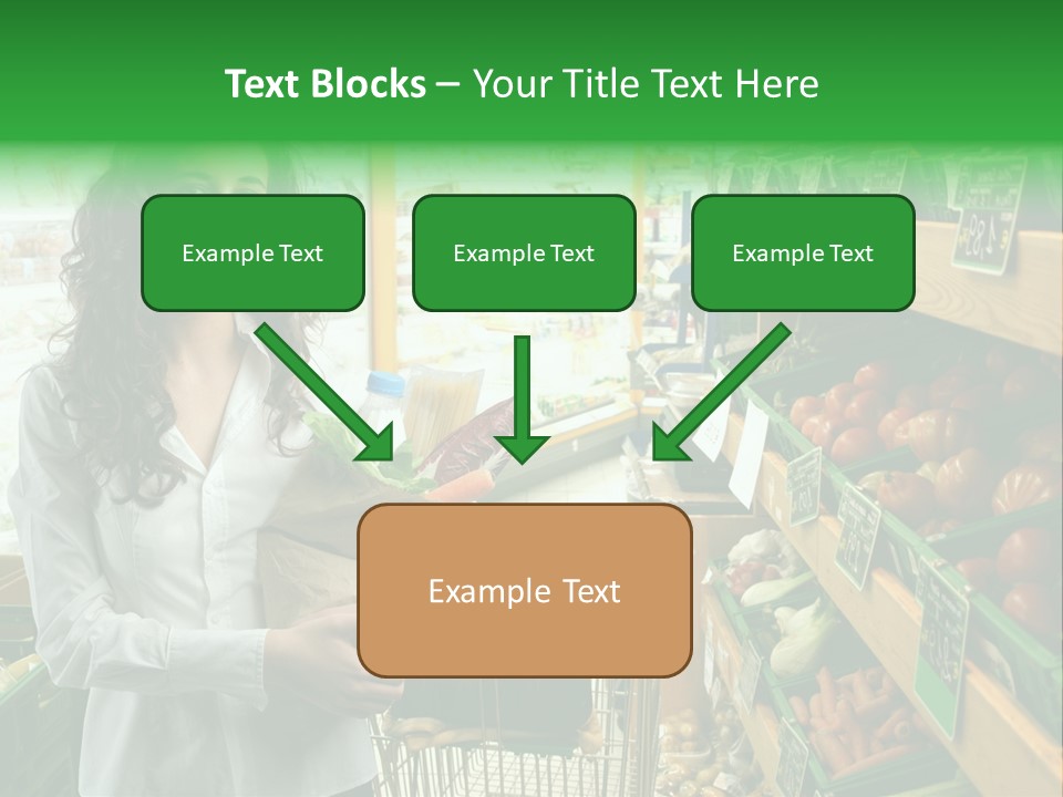 Vegetables Shop Young PowerPoint Template