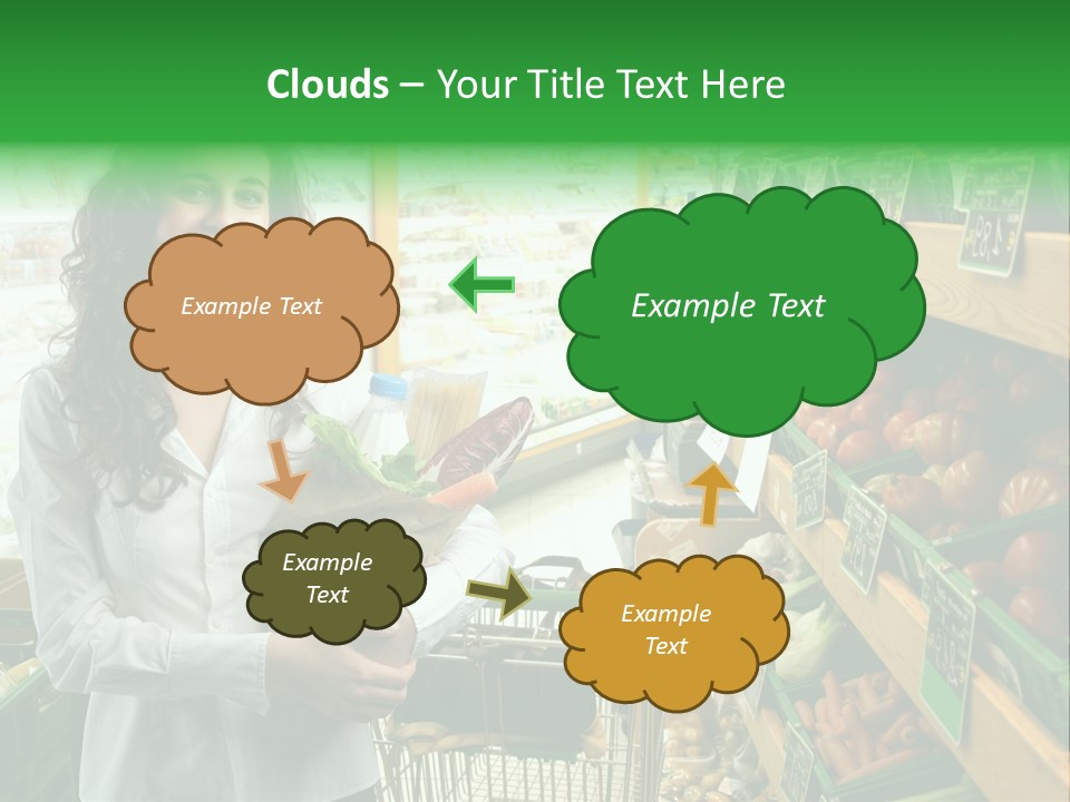 Vegetables Shop Young PowerPoint Template