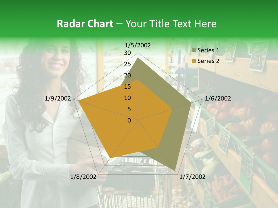 Vegetables Shop Young PowerPoint Template