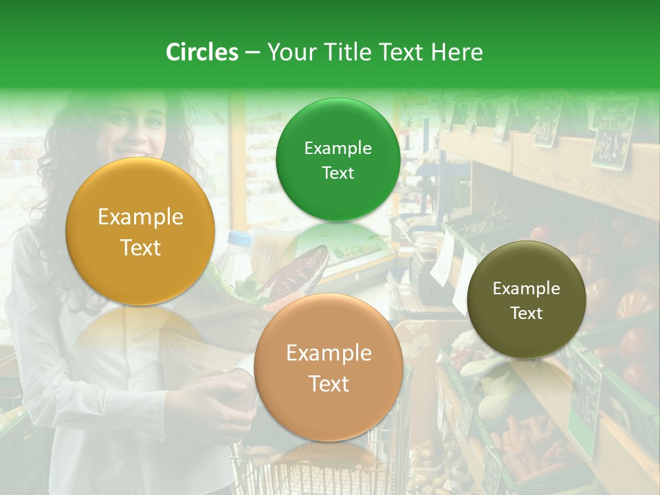 Vegetables Shop Young PowerPoint Template