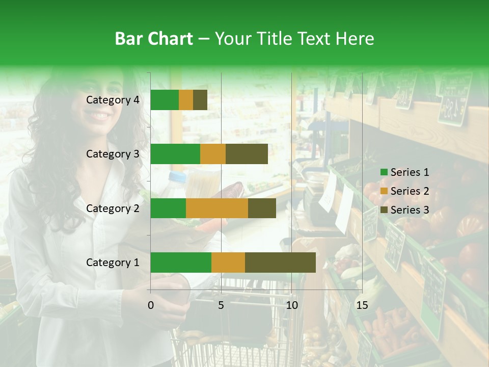 Vegetables Shop Young PowerPoint Template