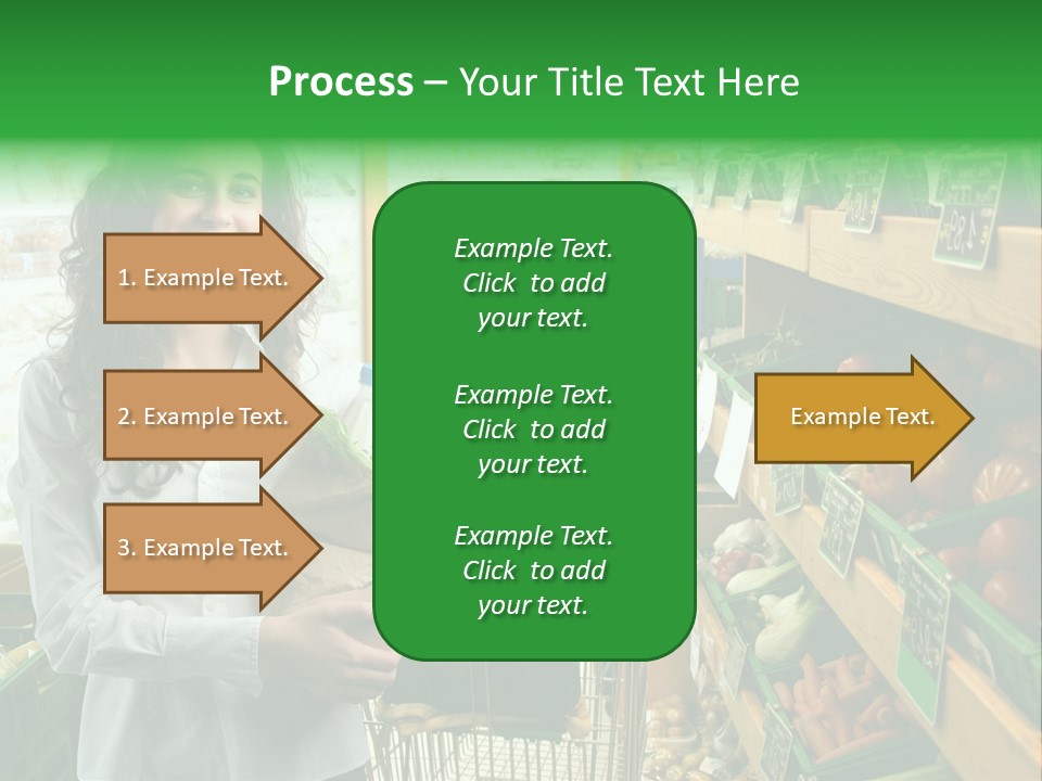 Vegetables Shop Young PowerPoint Template
