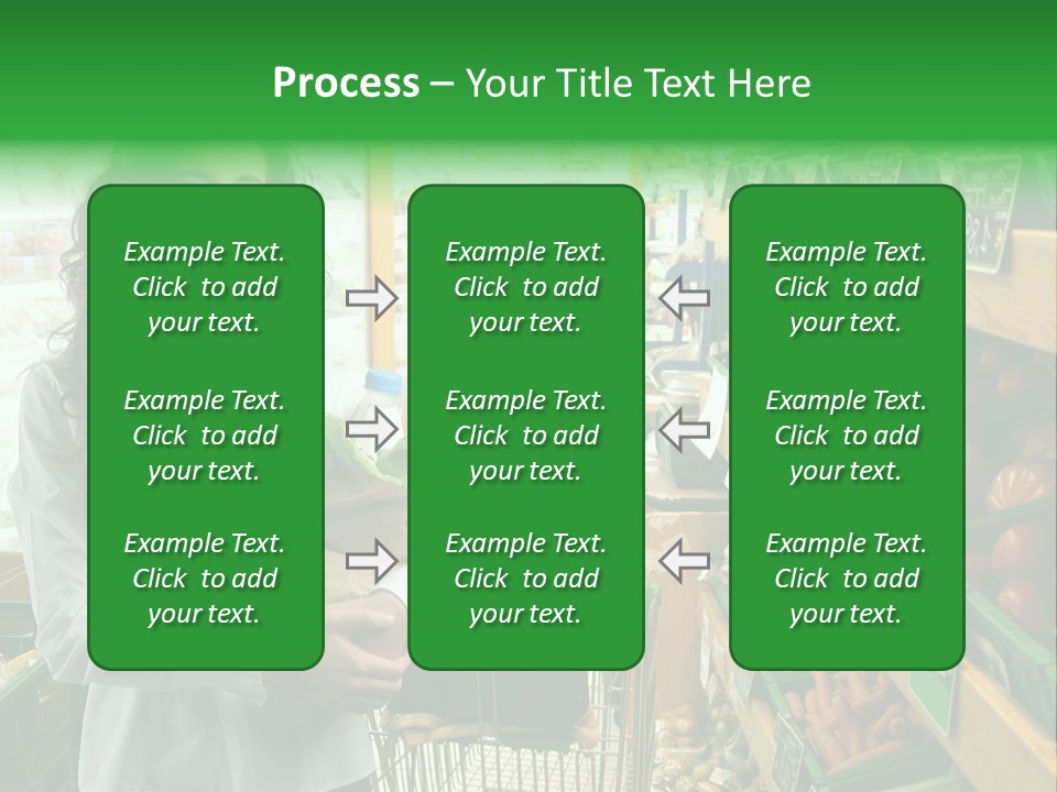 Vegetables Shop Young PowerPoint Template