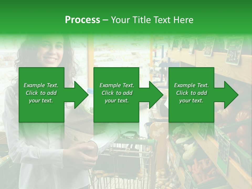 Vegetables Shop Young PowerPoint Template