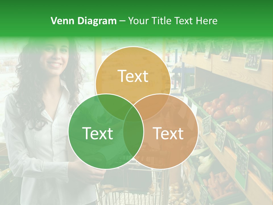Vegetables Shop Young PowerPoint Template
