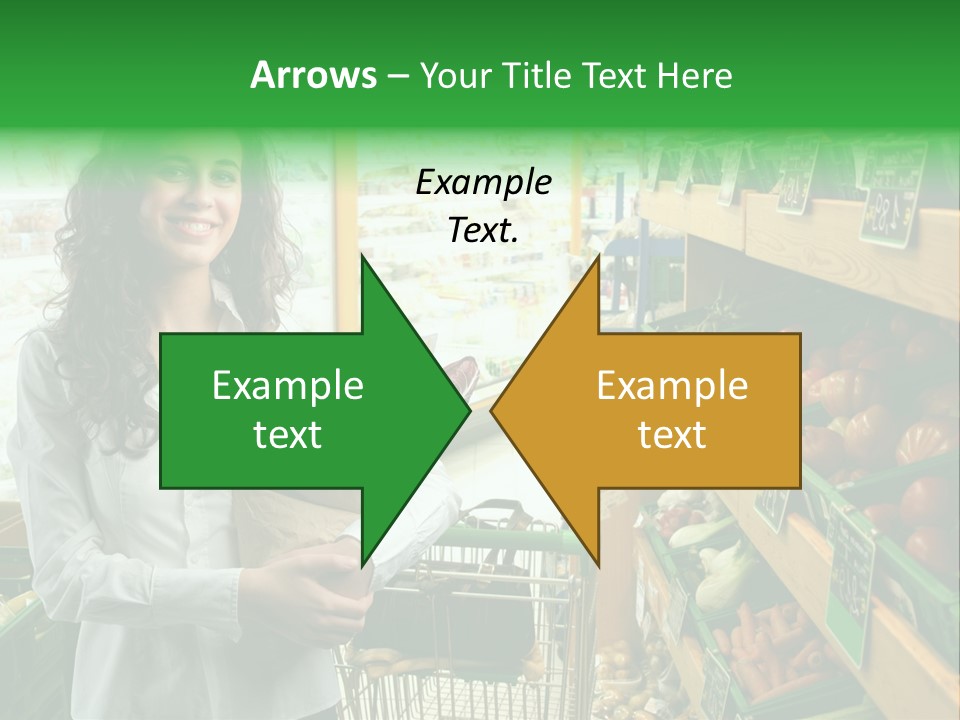 Vegetables Shop Young PowerPoint Template