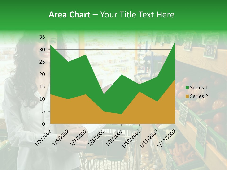 Vegetables Shop Young PowerPoint Template