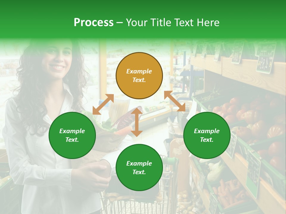 Vegetables Shop Young PowerPoint Template