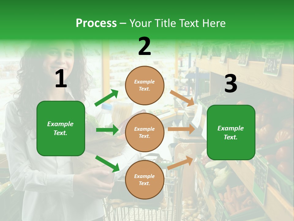 Vegetables Shop Young PowerPoint Template