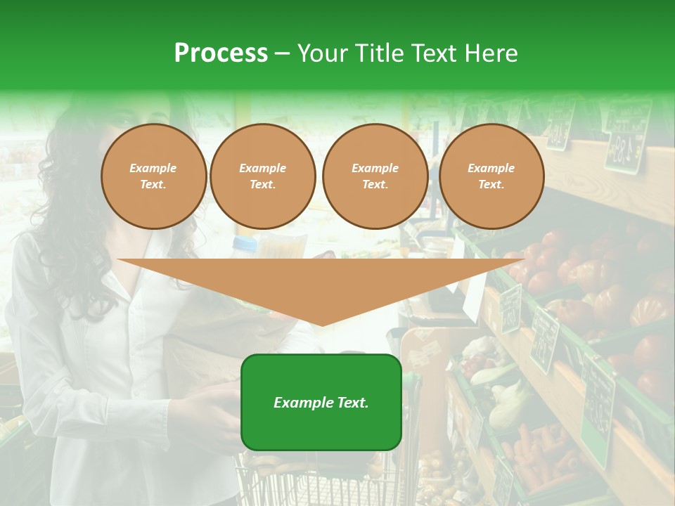 Vegetables Shop Young PowerPoint Template