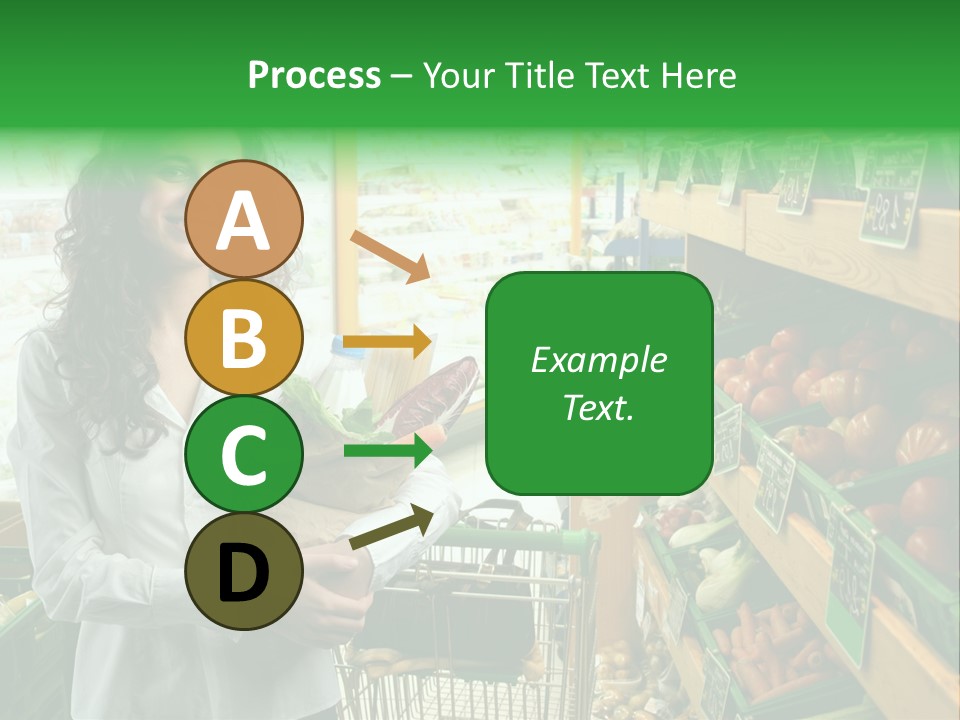 Vegetables Shop Young PowerPoint Template